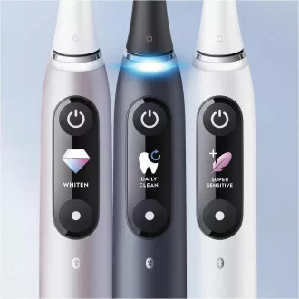 Oral-B iO Series 9 Duo Black Onyx & Rose Quartz set elektrických zubních kartáčků, magnetické, 7 režimů, AI