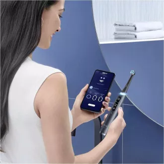Oral-B iO Series 9 Duo Black Onyx & Rose Quartz set elektrických zubních kartáčků, magnetické, 7 režimů, AI
