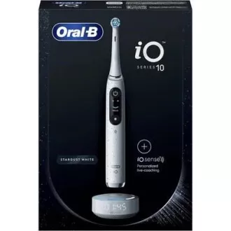Oral-B iO10 elektrický zubní kartáček, 7 režimů, časovač, tlakový senzor, 3D mapování a smart funkce, bílý Oral-B iO10 elektrický zubní kartáček, 7 režimů, časovač, tlakový senzor, 3D mapování a smart funkce, bílý