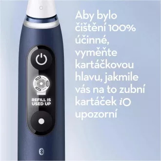 Oral-B iO Series 7 Sapphire elektrický zubní kartáček, 5 režimů, cestovní pouzdro, rychlonabíjecí stanice