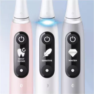 Oral-B iO Series 6 elektrický zubní kartáček, 5 režimů, časovač, tlakový senzor, mobilní aplikace, bílá Oral-B iO Series 6 elektrický zubní kartáček, 5 režimů, časovač, tlakový senzor, mobilní aplikace, bílá