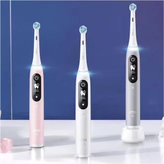 Oral-B iO Series 6 elektrický zubní kartáček, 5 režimů, časovač, tlakový senzor, mobilní aplikace, bílá Oral-B iO Series 6 elektrický zubní kartáček, 5 režimů, časovač, tlakový senzor, mobilní aplikace, bílá