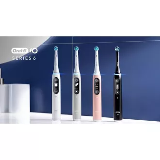 Oral-B iO Series 6 elektrický zubní kartáček, 5 režimů, časovač, tlakový senzor, mobilní aplikace, bílá Oral-B iO Series 6 elektrický zubní kartáček, 5 režimů, časovač, tlakový senzor, mobilní aplikace, bílá