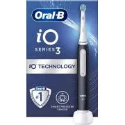 Oral-B iO Series 3 Matt Black elektrický zubní kartáček, magnetický, 3 režimy, tlakový senzor - Rozbalené