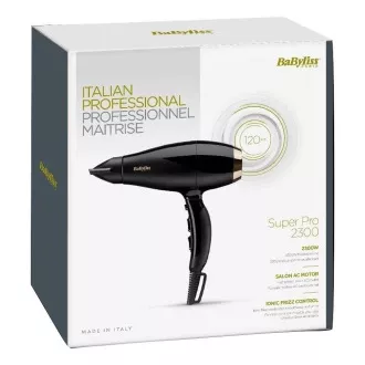 Babyliss 6714E fén na vlasy, 2300 W, 3 teploty, 2 rychlosti, cold air, černý