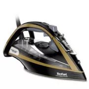 Tefal FV9865E0 Ultimate Pure napařovací žehlička, 3000 W, automatické vypnutí, kropení, rychlé nahřátí, černá / zlatá