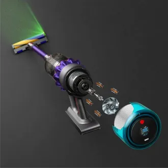 Dyson Gen5detect Absolute vysavač tyčový vysavač, akumulátorový, 280 AW, HEPA filtr, LED displej