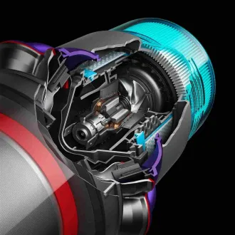 Dyson Gen5detect Absolute vysavač tyčový vysavač, akumulátorový, 280 AW, HEPA filtr, LED displej