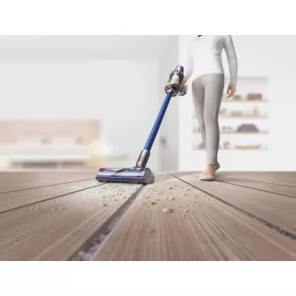 Dyson V11 Absolute akumulátorový vysavač, Li-Ion baterie, LCD displej, 3 režimy, sběrná nádoba, modrý / stříbrný - Rozbalené