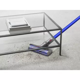 Dyson V11 Absolute akumulátorový vysavač, Li-Ion baterie, LCD displej, 3 režimy, sběrná nádoba, modrý / stříbrný - Rozbalené