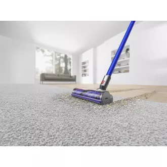 Dyson V11 Absolute akumulátorový vysavač, Li-Ion baterie, LCD displej, 3 režimy, sběrná nádoba, modrý / stříbrný - Rozbalené