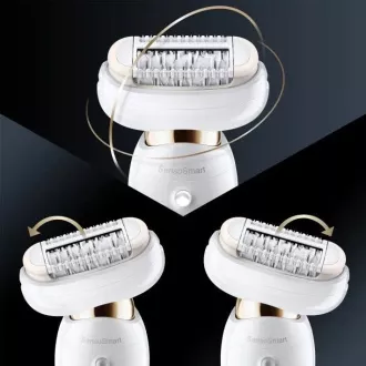 Braun Silk-épil 9 Flex SES 9030 3D epilátor, vodotěsný, technologie SensoSmart, ergonomická rukojeť, bílá / zlatá Braun Silk-épil 9 Flex SES 9030 3D epilátor, vodotěsný, technologie SensoSmart, ergonomická rukojeť, bílá / zlatá