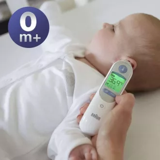 Braun IRT 6520 ThermoScan 7 bezdotykový teploměr, digitální, ušní, paměť na 9 měření