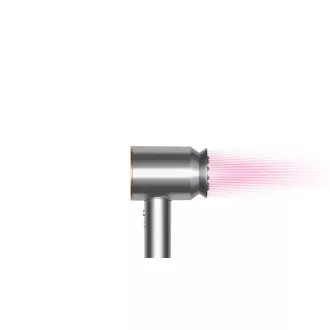 Dyson Supersonic HD07 fén na vlasy, 1600 W, 3 rychlosti, 4 teploty, rychlé nahřívání, stříbrná/měděná