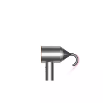 Dyson Supersonic HD07 fén na vlasy, 1600 W, 3 rychlosti, 4 teploty, rychlé nahřívání, stříbrná/měděná