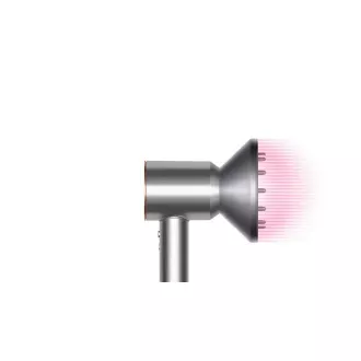 Dyson Supersonic HD07 fén na vlasy, 1600 W, 3 rychlosti, 4 teploty, rychlé nahřívání, stříbrná/měděná