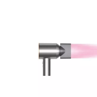 Dyson Supersonic HD07 fén na vlasy, 1600 W, 3 rychlosti, 4 teploty, rychlé nahřívání, stříbrná/měděná