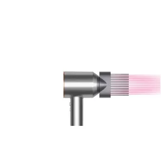 Dyson Supersonic HD07 fén na vlasy, 1600 W, 3 rychlosti, 4 teploty, rychlé nahřívání, stříbrná/měděná