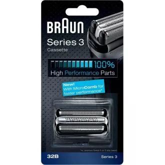 Braun CombiPack Series3 - 32B Micro comb holicí fólie a břitový blok - Rozbalené Braun CombiPack Series3 - 32B Micro comb holicí fólie a břitový blok - Rozbalené