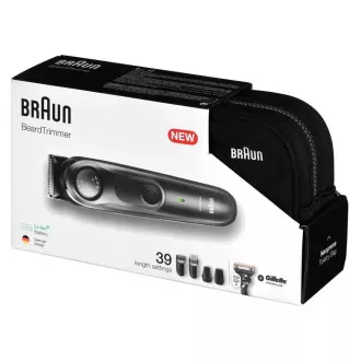 Braun BT7940 zastřihovač vousů, 0.5-20 mm, dobíjecí, 4 nástavce + Gillette, šedý