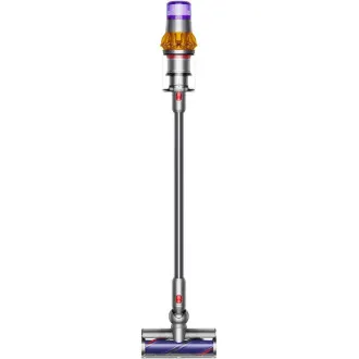 Dyson V15 Detect Absolute 2023, vysavač, 14 cyklonů, 240 AW, filtrace celého přístroje, výdrž až 60 minut, žlutá / šedá