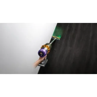 Dyson V15 Detect Absolute 2023, vysavač, 14 cyklonů, 240 AW, filtrace celého přístroje, výdrž až 60 minut, žlutá / šedá