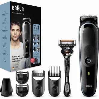 Braun Multigroomer 5 MGK5355 7in1 zastřihávač vousů a vlasů, 13x nastavení délky, + Gillette Braun Multigroomer 5 MGK5355 7in1 zastřihávač vousů a vlasů, 13x nastavení délky, + Gillette