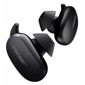Bose QuietComfort Earbuds bezdrátová sluchátka, True Wireless, IPX4, dotekové ovládání, technologie StayHear, černá