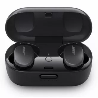 Bose QuietComfort Earbuds bezdrátová sluchátka, True Wireless, IPX4, dotekové ovládání, technologie StayHear, černá
