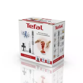 Tefal HB65KD38 QuickChef ponorný tyčový mixér, 1000 W, 20 rychlostí, 4 nože, mixovací nádoba, nádoba na sekání Tefal HB65KD38 QuickChef ponorný tyčový mixér, 1000 W, 20 rychlostí, 4 nože, mixovací nádoba, nádoba na sekání