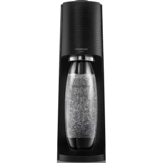 SodaStream Terra Black výrobník sody, mechanický, 2x 1l láhev SodaStream Fuse, bombička s CO2, černý - Použité SodaStream Terra Black výrobník sody, mechanický, 2x 1l láhev SodaStream Fuse, bombička s CO2, černý - Použité