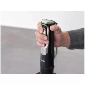 Braun MQ9195XLI tyčový mixér, 1200 W, ActiveBlade, plynulá regulace rychlostí, SmartSpeed, rozsáhlé příslušenství