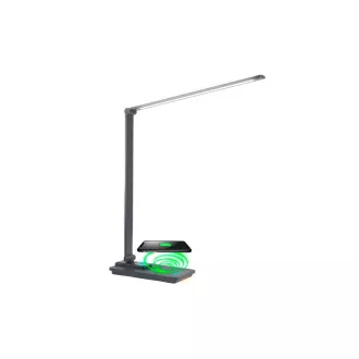 Orava stolní LED lampa s bezdrátovou nabíječkou na telefon, Qi technologie, 24 W, 30 000 h, dotykové ovládání Orava stolní LED lampa s bezdrátovou nabíječkou na telefon, Qi technologie, 24 W, 30 000 h, dotykové ovládání