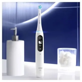Oral-B iO Series 6s elektrický zubní kartáček, časovač, tlakový senzor, 5 programů, aplikace Oral-B, bílá