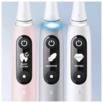 Oral-B iO Series 6s elektrický zubní kartáček, časovač, tlakový senzor, 5 programů, aplikace Oral-B, šedá