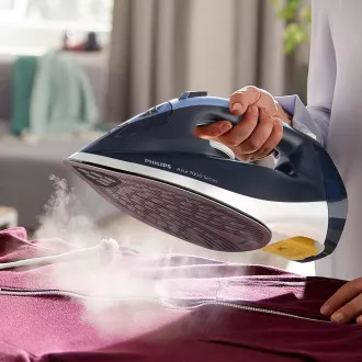 Philips 7000 Series DST7030/20 napařovací žehlička, 2800 W, Calc-Clean, Drip-stop, tmavě modrá