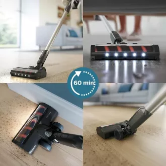 Philips Series 3000 XC3033/01 tyčový vysavač, 3stupňová filtrace, LED světlo, PowerCyclone8