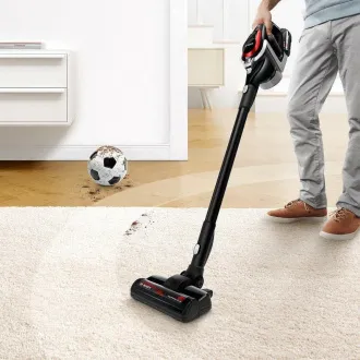 Bosch Unlimited Series 8 tyčový vysavač, akumulátorový, 63 dB, bezsáčkový, černá