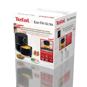Tefal Ultra Fry EY1118 horkovzdušná fritéza, 4.2 l, od 80 do 200 °C, černá