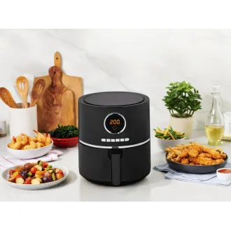 Tefal Ultra Fry EY1118 horkovzdušná fritéza, 4.2 l, od 80 do 200 °C, černá