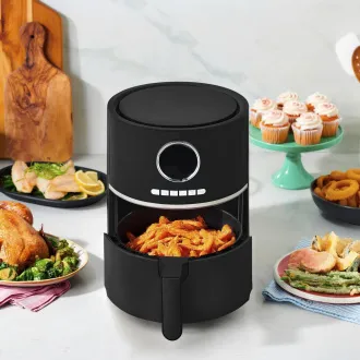 Tefal Ultra Fry EY1118 horkovzdušná fritéza, 4.2 l, od 80 do 200 °C, černá