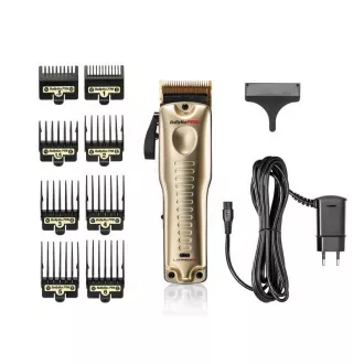 BaByliss Pro 4 FX825GE profesionální zastřihovač, titanové čepele, 3300 mAh baterie, zlatá BaByliss Pro 4 FX825GE profesionální zastřihovač, titanové čepele, 3300 mAh baterie, zlatá