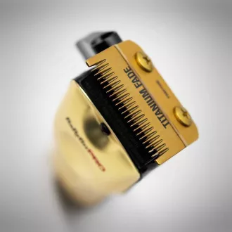 BaByliss Pro 4 FX825GE profesionální zastřihovač, titanové čepele, 3300 mAh baterie, zlatá BaByliss Pro 4 FX825GE profesionální zastřihovač, titanové čepele, 3300 mAh baterie, zlatá