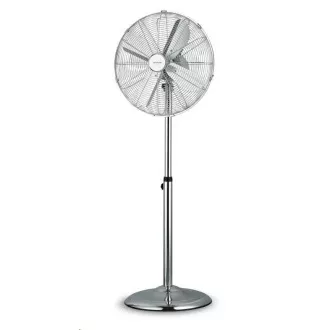 Orava SF-200 X stojanový kovový ventilátor, 3 stupně rychlosti, automatické otáčení, stříbrná