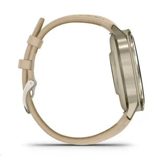 Garmin Venu 4 (41 mm) Zlaté / Bílý silikonový řemínek a Light Sand kožený řemínek, EU Garmin Venu 4 (41 mm) Zlaté / Bílý silikonový řemínek a Light Sand kožený řemínek, EU