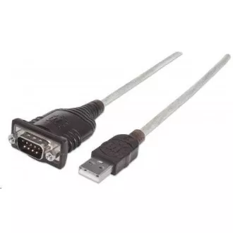 MANHATTAN Převodník z USB na sériový port (FTDI FT232RL Chip, 45cm) MANHATTAN Převodník z USB na sériový port (FTDI FT232RL Chip, 45cm)