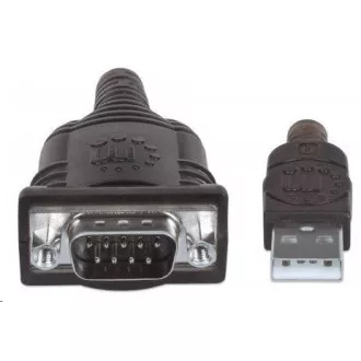 MANHATTAN Převodník z USB na sériový port (FTDI FT232RL Chip, 45cm) MANHATTAN Převodník z USB na sériový port (FTDI FT232RL Chip, 45cm)