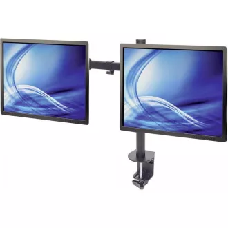 MANHATTAN stolní držák pro 2xLCD, 13" až 32", černý