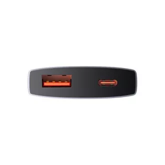 Baseus GAN5 Pro Ultratenký rychlonabíjecí adaptér USB-C + USB-A 65W, šedá