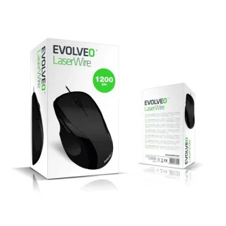 EVOLVEO Laserwire ML-507B, laserová myš, USB